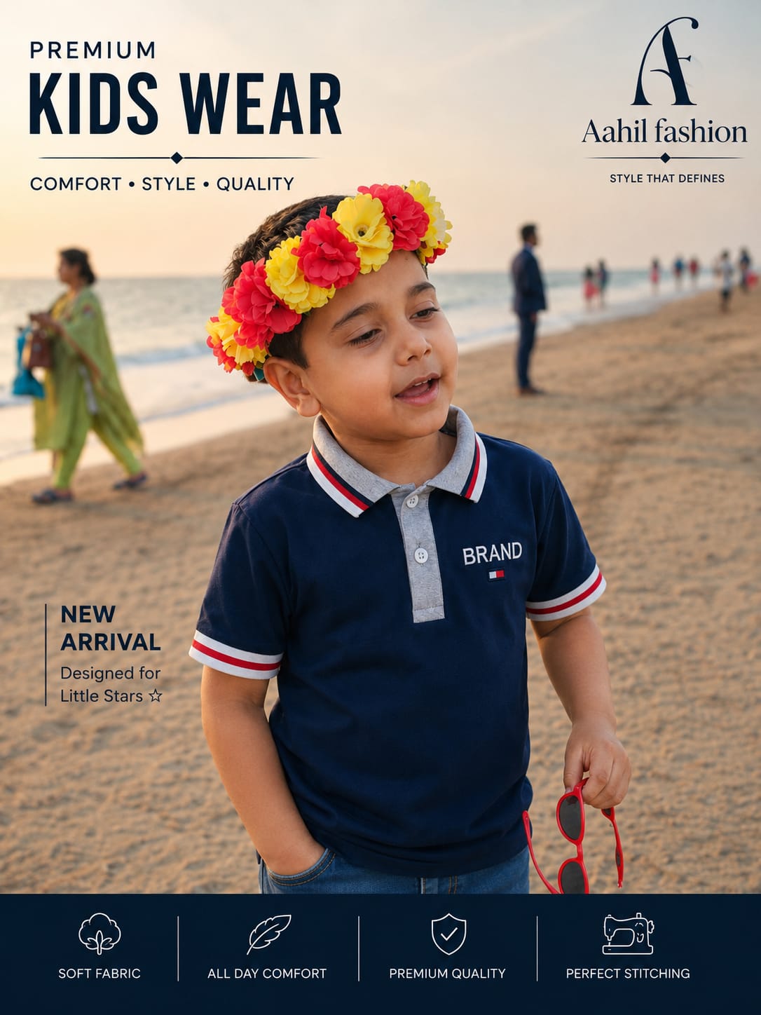 Kids Navy Blue
